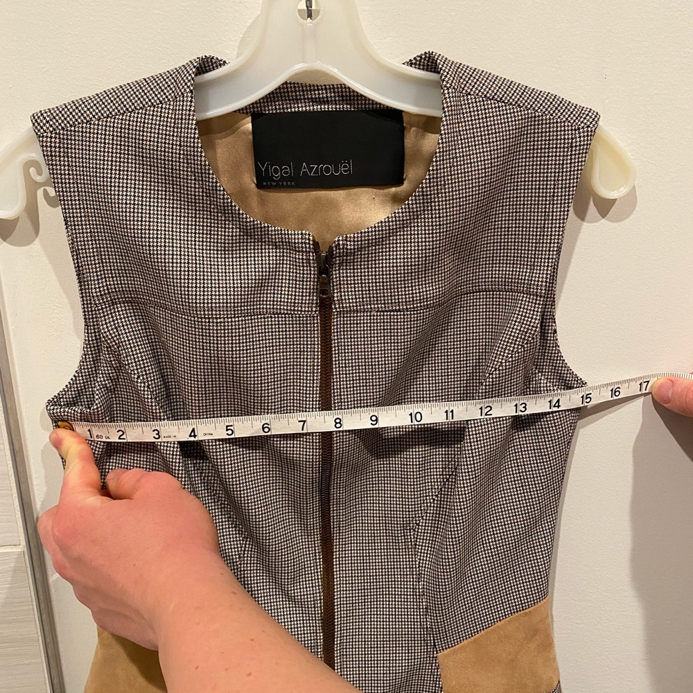 Yigal Azrouel zip plaid flare dress - Picture 14 of 16